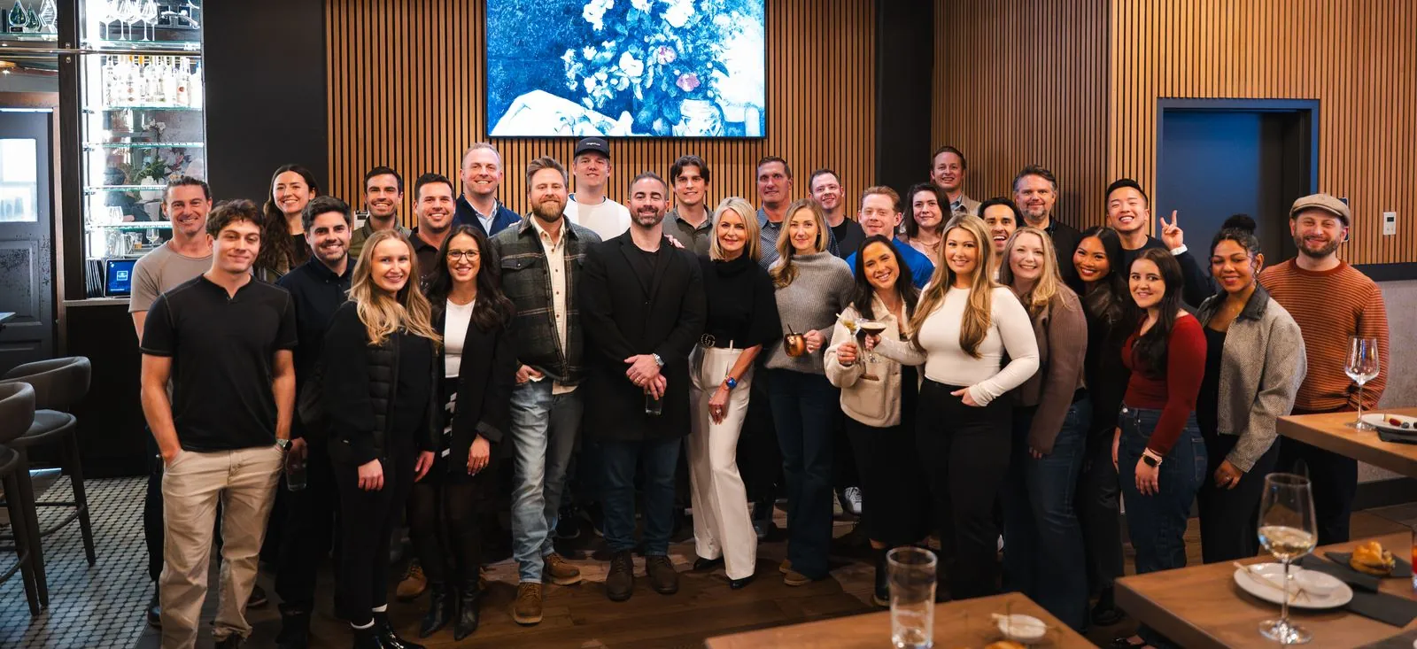 The McConnell Group team at a January team mixer